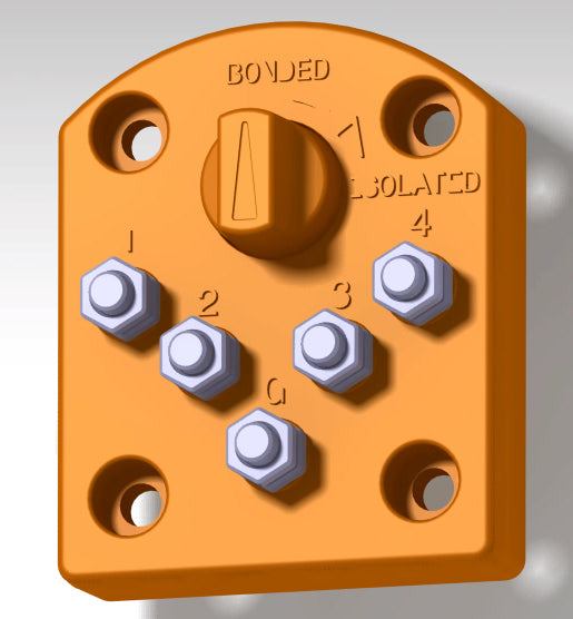 AS808-4AL Isolation Switch for 4 Tracer Wires (sold 5 per box or 40 per case)
